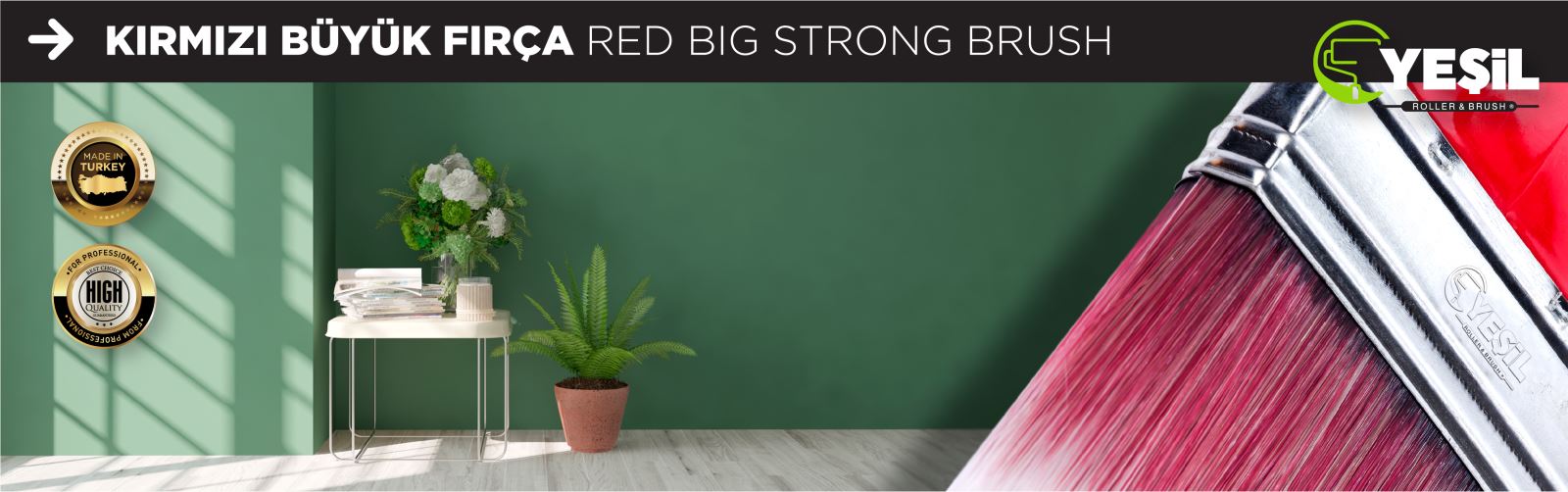 KIRMIZI FİBYANO FIRÇA